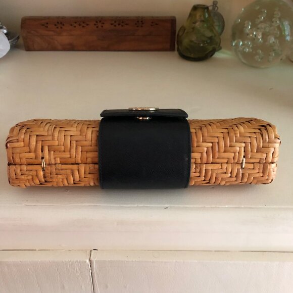 TORY BURCH Rattan Clutch - Picture 7 of 8